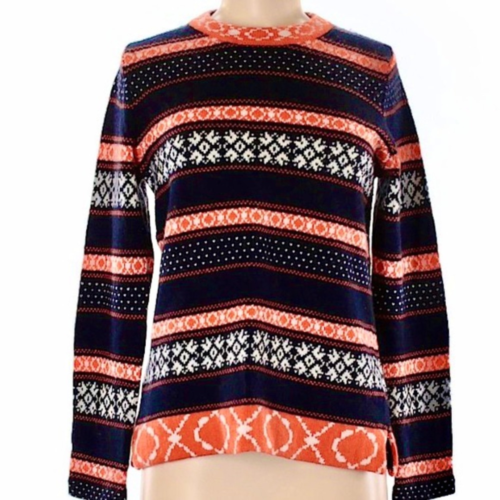 J Crew fair isle pullover sweater
